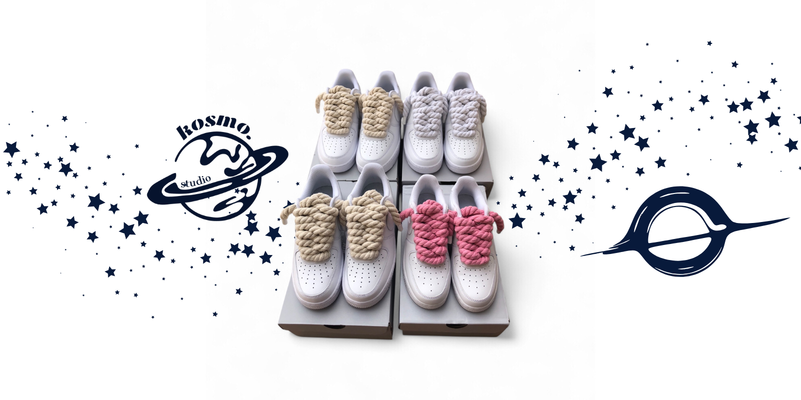 Galaxy of rope laces