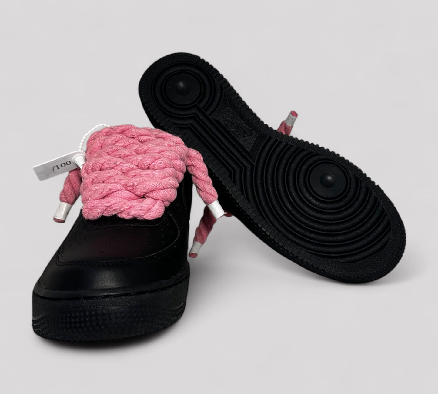 Nike AF1 with rope laces from kosmo studio