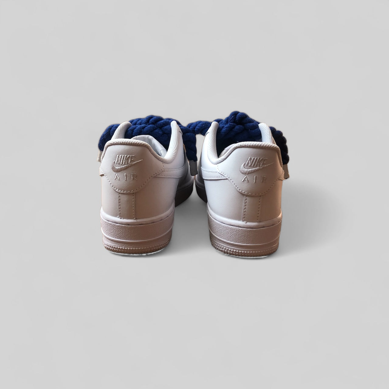 Nike air force 1 rope laces Blue back