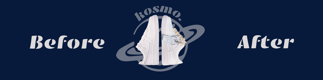 Nike air force 1 before rope laces and after