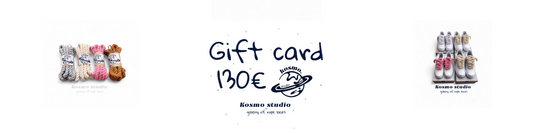 kosmo studio gift card - gift card full of rope laces