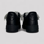 Nike Air Force 1 Custom černé s šedými rope laces