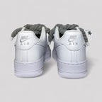 Custom Nike Air force 1 with rope laces - Grey