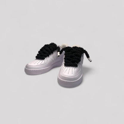 Nike Air force 1 rope laces black