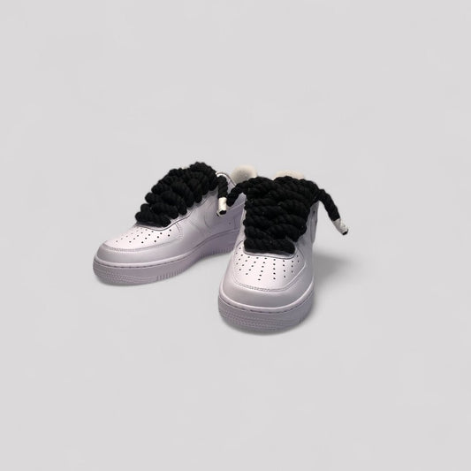 Nike Air force 1 rope laces black
