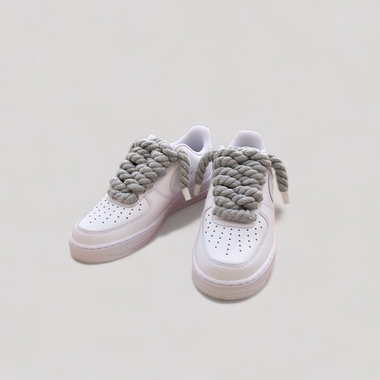 Nike Air force 1 rope laces grey