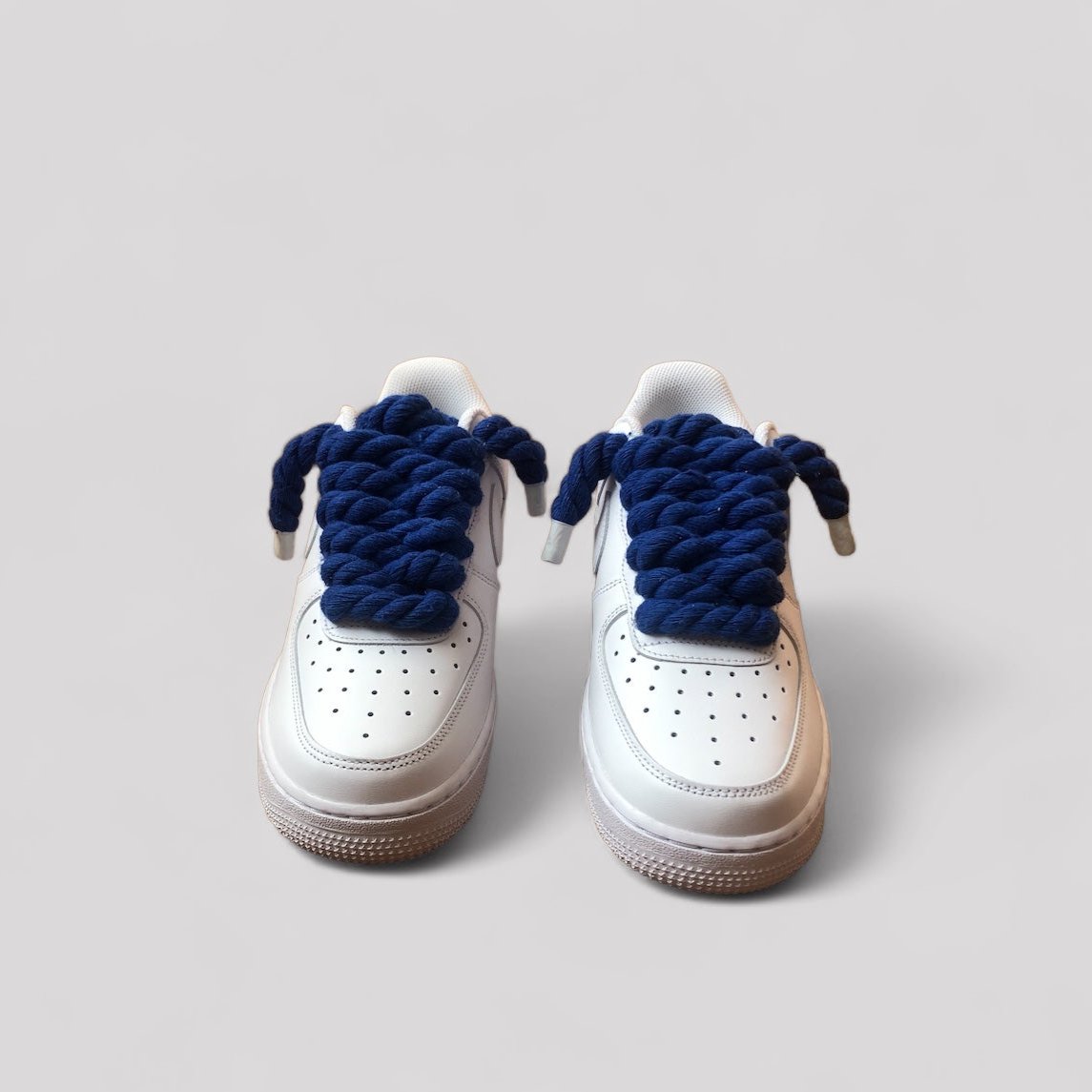 Nike air force 1 rope laces Blue front