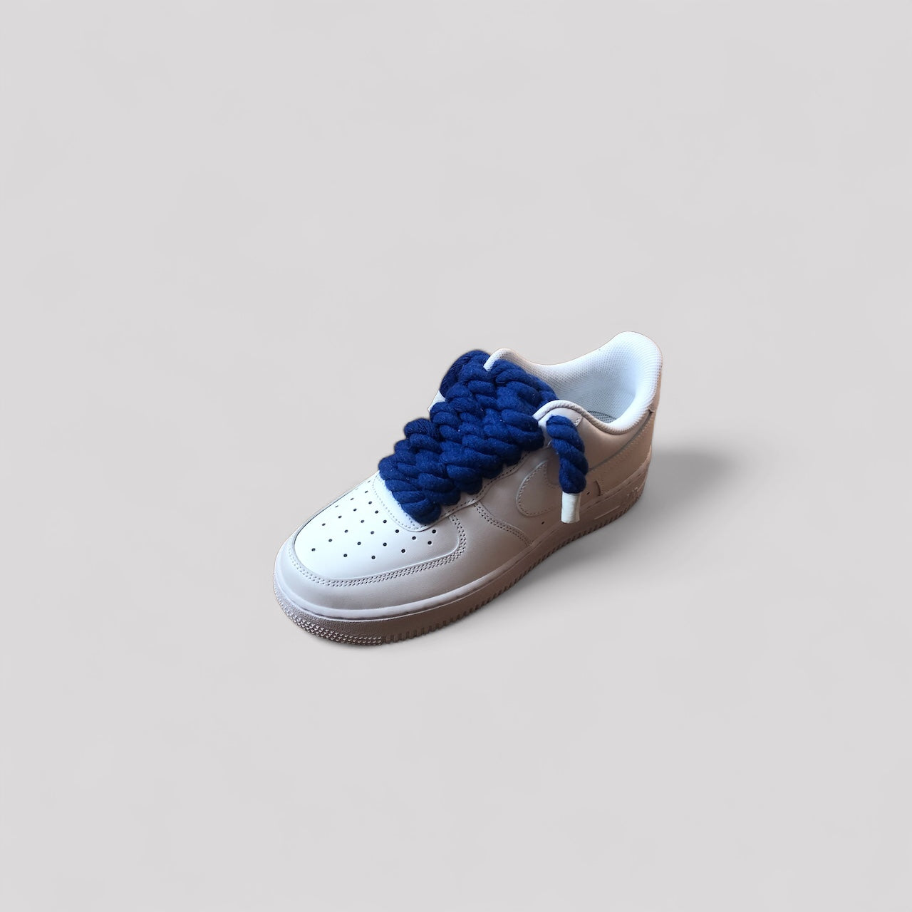 Nike air force 1 rope laces Blue side