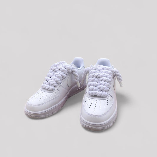 Nike air force 1 rope laces White