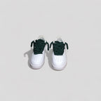 Nike air force 1 rope laces dark green front