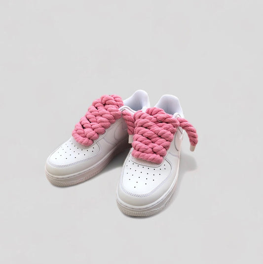 Nike air force 1 rope laces pink