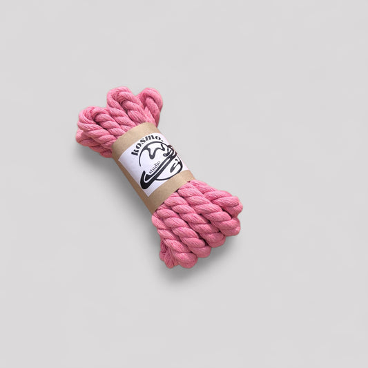 Rope laces pink