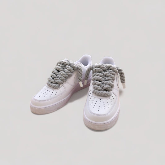 Air force 1 rope laces grey