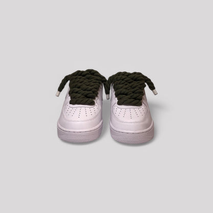 Nike air force 1 rope laces Khaki front