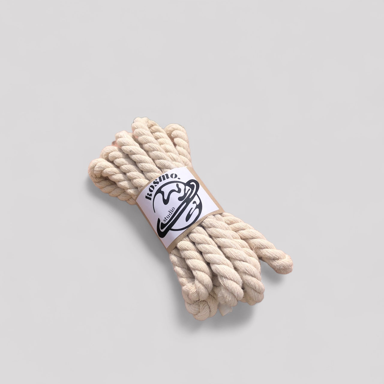 Rope laces in beige front