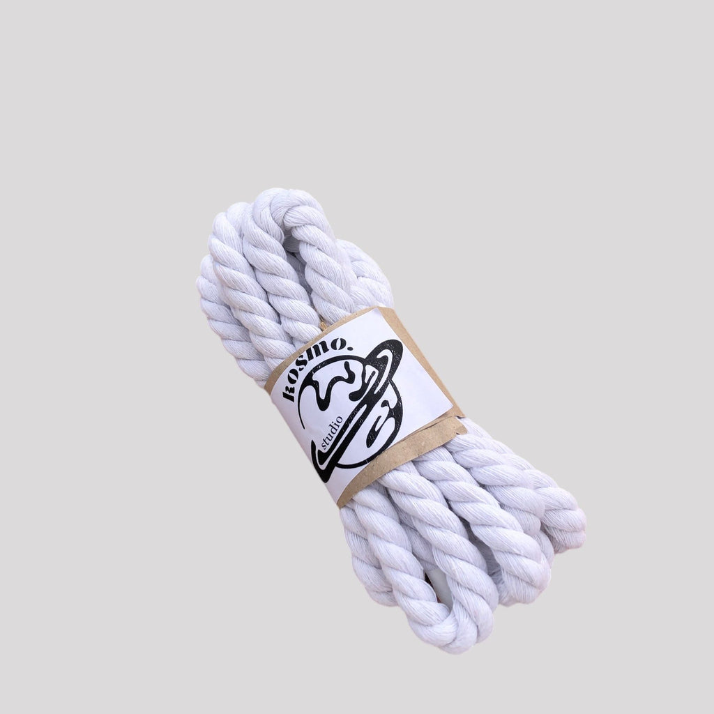 Rope laces white front