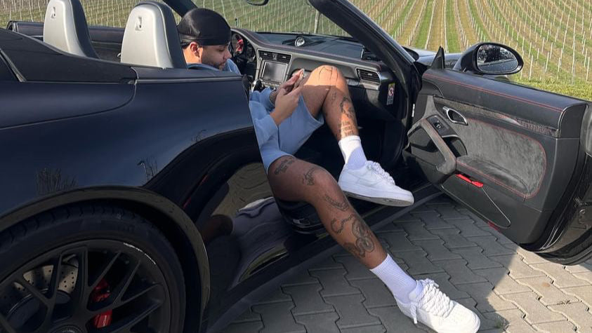 Czech rapper kojo in rope laces form kosmo studio