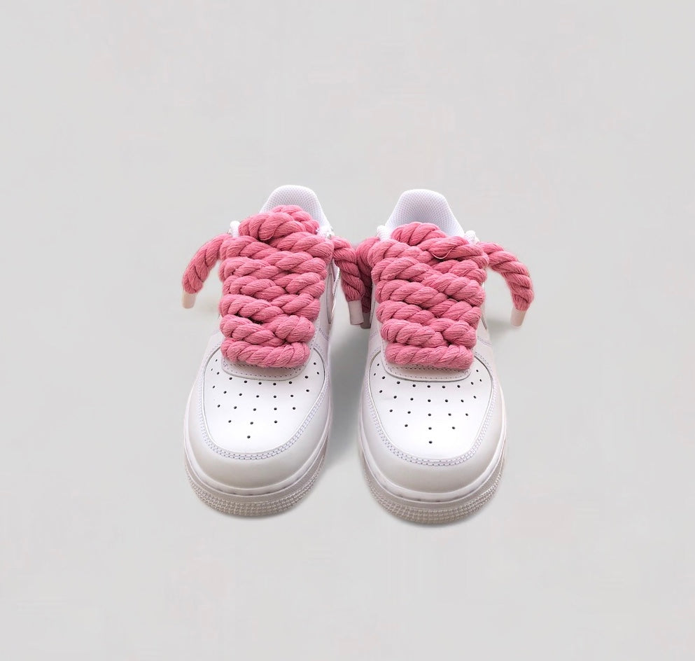 rope laces pink illustrative photo